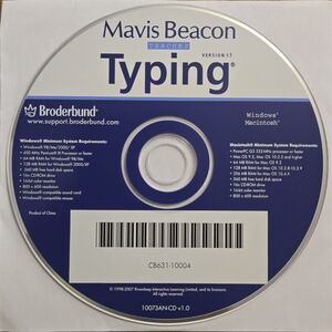 Mavis Beacon Teaches Typing Version 17 CD-ROM - Windows/Mac
